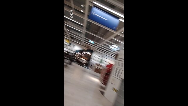 furniture flash naked public store