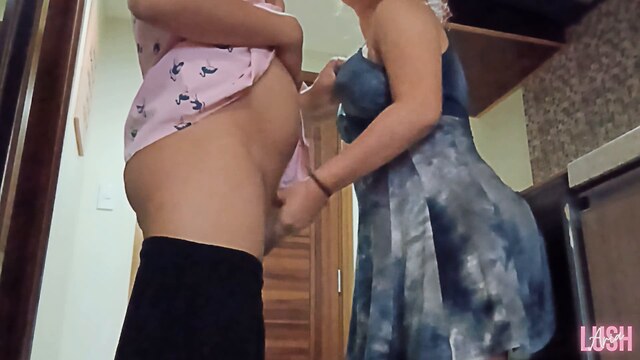 best friends fuck hot milf giving blowjob fucked by young guy cum to tits while her husband sleeping in the hotel room sex