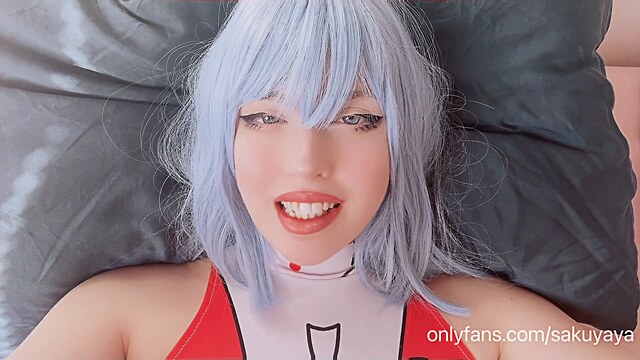 egirl hot rei ayanami x mari makinami evanghelion anime cosplay porn girlgirl