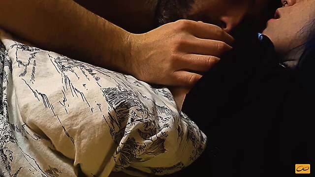 homemade xxx hot and very strong nipple kiss