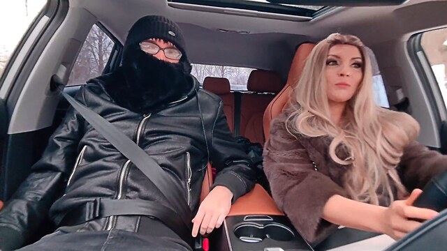 taxi nineteen russian girl fucked on the car