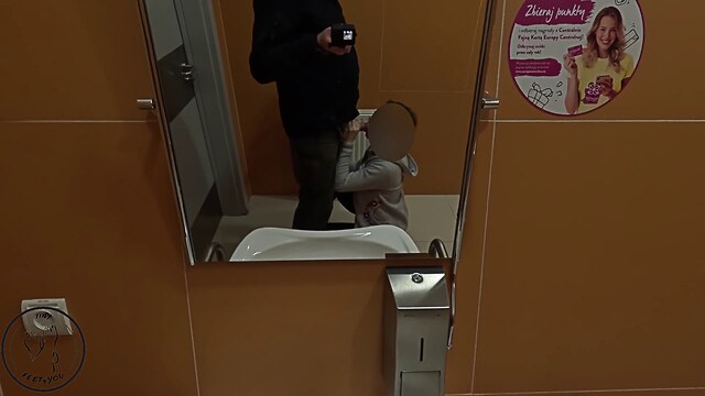 risky public sex school toilet