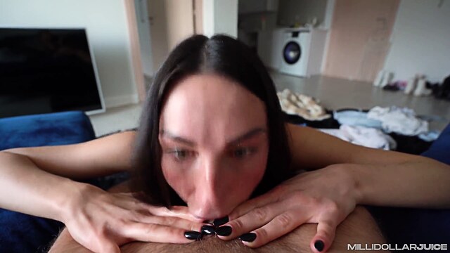 babe cumshot facial pussy hardcore sucking petite blowjob shaved amateur swallow cock