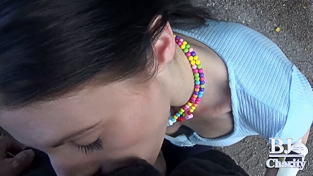 cosplay black hair teen blowjob
