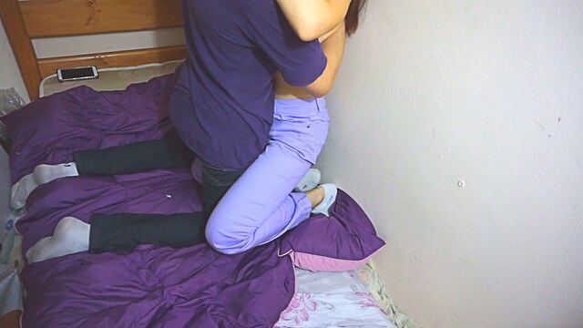 college dorm i fuck my classmate while studying