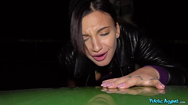 cumshot public agent street sex