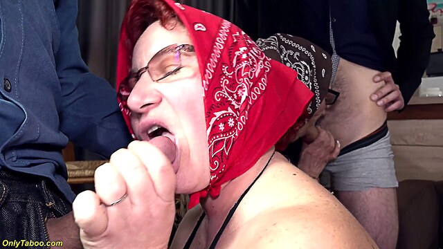 deepthroat hot grannies having sex