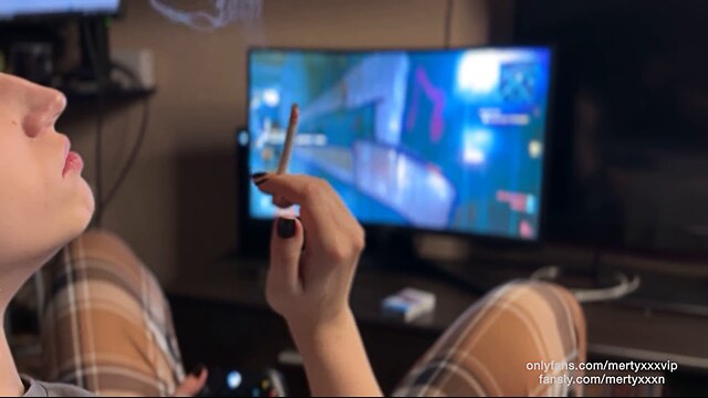 smoking fetish cyberpunk