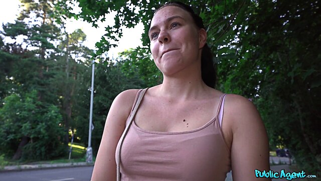 outside public agent she goes wild for his big cock xxx