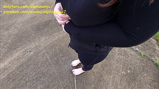 alphaninja7 pee clips outdoor