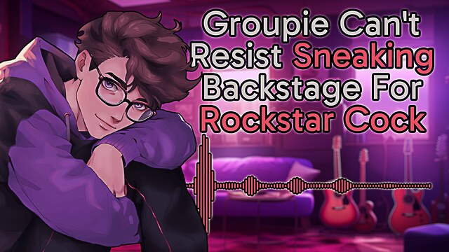 porn for women groupie❤️gives rock star blowjob on stage7