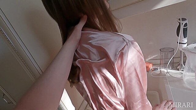 small pussy sex in kitchen fuck hard beauty sex