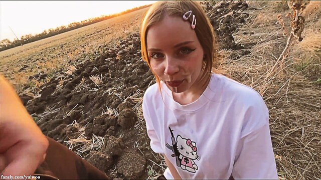 pigtails russian college girl tube blowjob