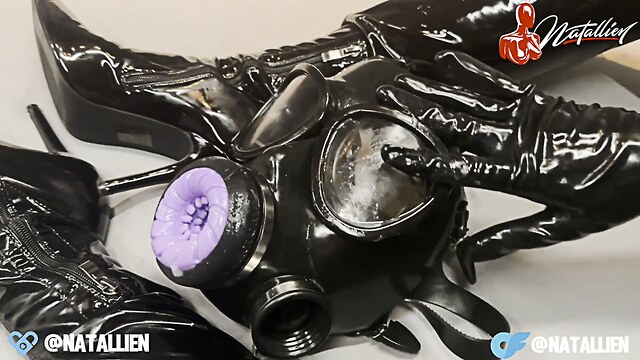 bdsm rubber latex gasmask desi sex girls fetish