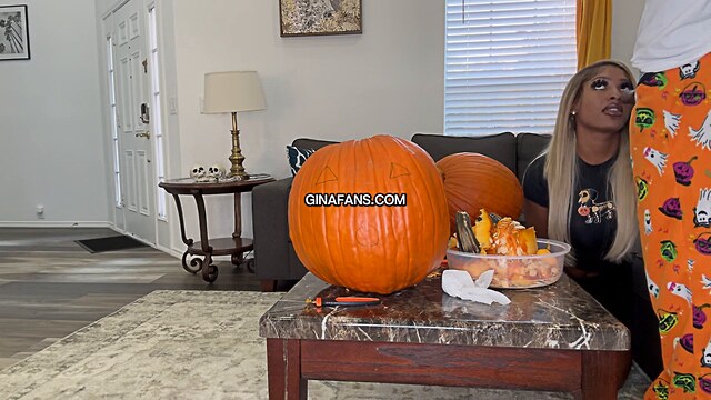 step sis pumpkin fuck with step brother desi