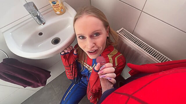 toilette quick creampie german