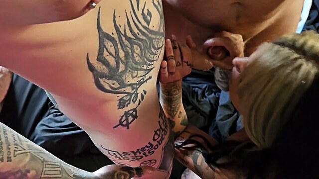 two girls one boy clips ass anal threesome