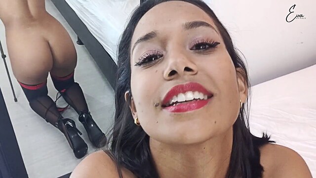 high heels stockings porn cum for mom joi