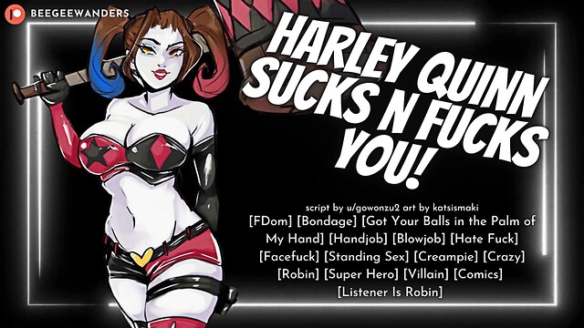 sexy voice harley quinn cartoon sex