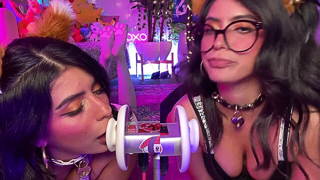 spit blowjob cat hot ears pov