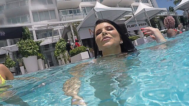 bikini pornpool party
